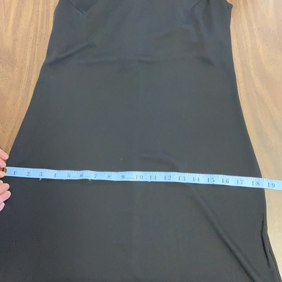 Benetton black sheer long dress small/med - Picture 9 of 9